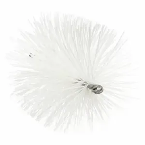 TOUGH GUY 2KVF3 Tube Pipe Drain Brush Pes White 7 Inch Overall Length | AC2KFA