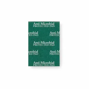 TOUGH GUY 2NTJ3 Antimicrobial Scouring Pad Green Gp - Pack Of 20 | AC2WVG