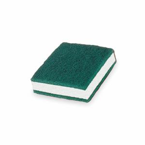 TOUGH GUY 2NTJ5 Soap Pad Green/white 3-1/2 Inch L 3-1/2 Inch W Pk5 | AC2WVJ