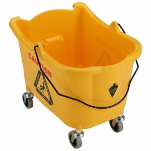 TOUGH GUY 2PYH6 Mop Bucket 35 Quart Yellow Polypropylene | AC3APE