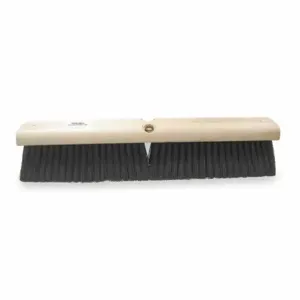 TOUGH GUY 2PYV4 Push Broom Black Polypropylene General-purpose | AC3AQZ