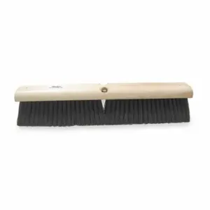 TOUGH GUY 2PYV5 Push Broom Black Polypropylene General-purpose | AC3ARA