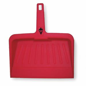 TOUGH GUY 2VEY1 Hand Held Dust Pan Plastic 12 Inch Width Red | AC3PXR