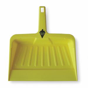 TOUGH GUY 2VEY4 Hand Held Dust Pan Plastic 12 Inch Width Yellow | AC3PXV