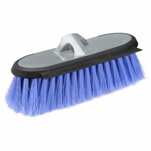 TOUGH GUY 2ZPC6 Flow Thru Brush Head Silver And Blue | AC4GDN