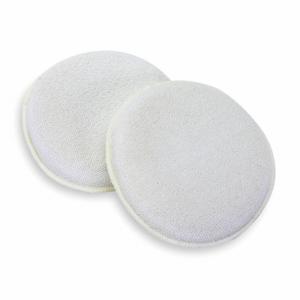 TOUGH GUY 2ZPE7 Applicator Pad White 4 Inch Diameter - Pack Of 2 | AC4GEH