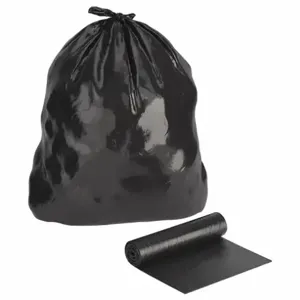 TOUGH GUY 31DK57 Trash Bag Black 42-1/2 Inch Width x 48 Inch Length PK100 | AH3CJK