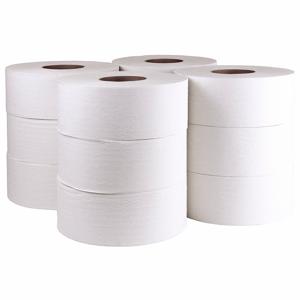 TOUGH GUY 31KY17 Toilettenpapierrolle, Jumbo-Kern, 2-lagig, 1000 Fuß Länge, 3 3/8 Zoll Durchmesser, 12 Stück | CJ3QNQ