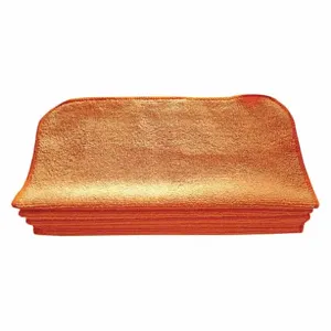 TOUGH GUY 32UV06 Microfiber Towel Orange 12 x 12 inch PK12 | AH3LLR