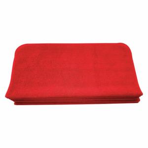 TOUGH GUY 32UV13 Microfiber Towel Red 16 x 16 inch PK12 | AH3LLZ