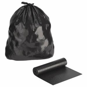 TOUGH GUY 38D109 Trash Bag 10 To 15 Gallon Black - Pack Of 250 | AC7DMX