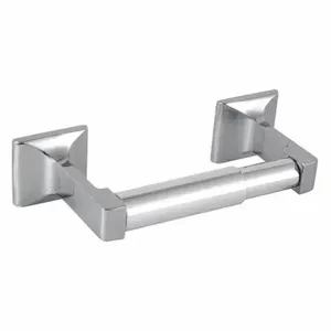 TOUGH GUY 3P895 Toilet Paper Holder, Horizontal Single Roll, Double Post Holder, Polished | CJ3QNK