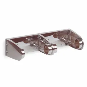 TOUGH GUY 3P914 Toilet Paper Holder, Horizontal Double Roll, Triple Post Holder, Polished | CJ3QNJ