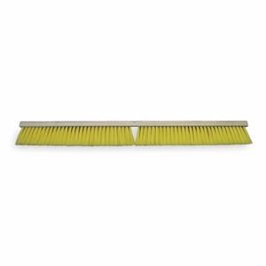 TOUGH GUY 3U768 Push Broom Yellow Synthetic General-purpose | AD2TQF