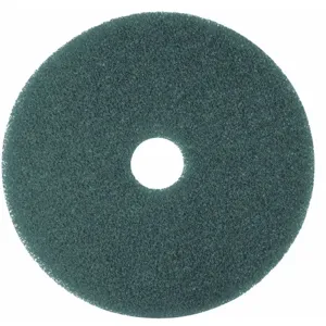 TOUGH GUY 402W10 16 Inch Non-Woven Round Cleaning Pad, 175 to 600 rpm, Blue, 5 Pk | CD2MPU