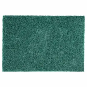 TOUGH GUY 402W25 Scrubbing Pad, Green, 14 Inch X 20 Inch Floor Pad Size, 3000 Rpm, 10 PK | CU6VDE