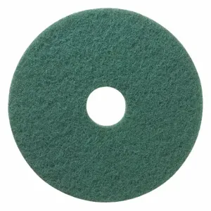 TOUGH GUY 402W27 Scrubbing Pad, Green, 12 Inch Floor Pad Size, 175 To 600 Rpm, 5 PK | CU6VDD