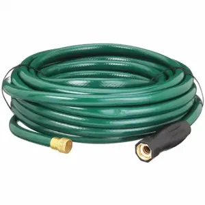 TOUGH GUY 423H95 Water Hose, Coupled Assembly, 5/8 Inch Heightose Inside Dia, 90 Deg F, Green | CU6VEH