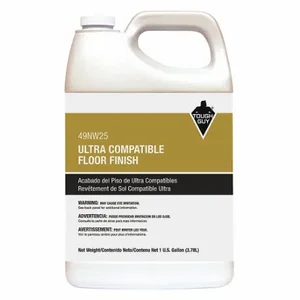 TOUGH GUY 49NW25 Floor Finish, Jug, 1 gal Container Size, Ready to Use, Liquid, 0% Solids Content | CU6VCJ