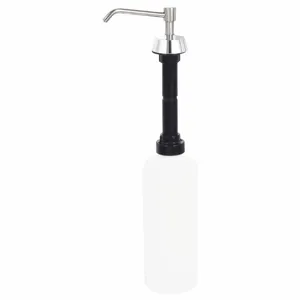 TOUGH GUY 54ZU87 Hand Cleaner Dispenser, 32 Oz, Manual, Liquid, Counter, Silver | CF2BDW