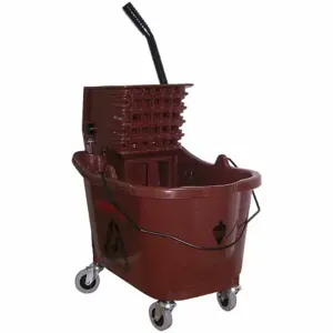 TOUGH GUY 5CJH9 Mop Bucket And Wringer Brown Side Press | AE3DJA