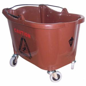 TOUGH GUY 5CJJ4 Mop Bucket 35 Quart Brown Polypropylene | AE3DJF