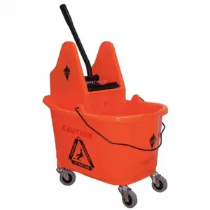 TOUGH GUY 5CJK5 Mop Bucket And Wringer Orange Down Press | AE3DJT