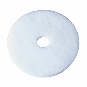 TOUGH GUY 6DNA8 Floor Pad, White, 20 Inch Floor Pad Size, 150 to 300 rpm, Melamine Sponge, 5 PK | CU6VDK