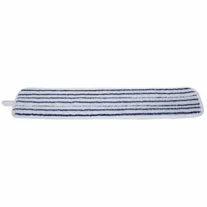 TOUGH GUY 6PVT2 Floor Finish Pad 24 Inch Whie/blue Stripes | AF2BHM