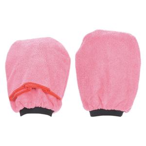 TOUGH GUY 6PVX6 Cleaning Mitt Microfiber Red | AF2BJL