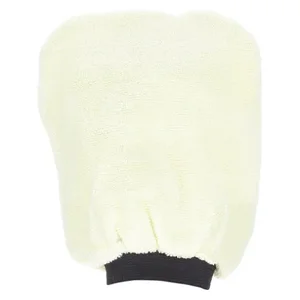 TOUGH GUY 6PVX7 Cleaning Mitt Microfiber Yellow | AF2BJM