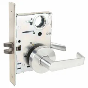 TOWNSTEEL MSS-01-S-626 Mortise Lockset, Grade 1, Ms Sentinel, Satin Chrome | CU6VNR 45LT58