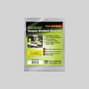 TRACERLINE TP30 Tamper Evident Sleeves, Pack Of 10 | CL3WUL