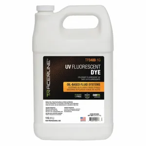 TRACERLINE TP3840-1G UV Leak Detection Dye, 1 Gallon Size | CE9CPW 55NP59