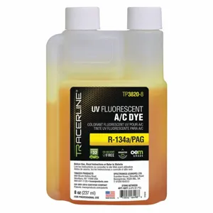 TRACERLINE TP3820-8 Fluorescent Leak Detection Dye, 8 oz. | CE9CNT 55NP55