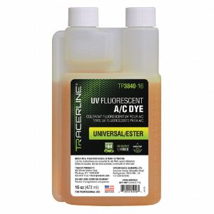 TRACERLINE TP3840-16 UV Leak Detection Dye, 16 Oz Capacity | CE9CPG 55NP58