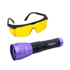 TRACERLINE TPOPUVM Inspection UV Flashlight, Cordless, Violet LED, With 3 AA Battery, Glass | CL3WVY