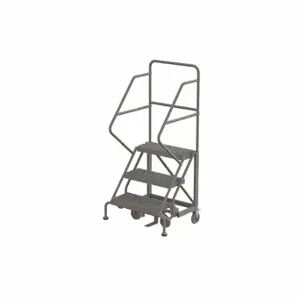 TRI-ARC KDEC103242 Rolling Ladder, 30 Inch Platform Height, 17 Inch Platform Depth, 24 Inch Platform Width | CU6WRA 25NV29