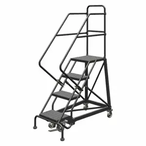 TRI-ARC KDEC104246 Rolling Ladder, 40 Inch Platform Height, 17 Inch Platform Depth, 24 Inch Platform Width | CU6WTF 25NV34