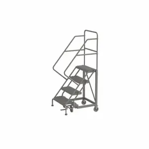 TRI-ARC KDEC104242 Rolling Ladder, 40 Inch Platform Height, 17 Inch Platform Depth, 24 Inch Platform Width | CU6WTE 25NV33