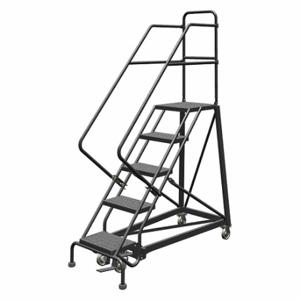 TRI-ARC KDEC105166 Rolling Ladder, 50 Inch Platform Height, 17 Inch Platform Depth, 16 Inch Platform Width | CU6WUQ 25NV36