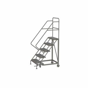 TRI-ARC KDEC105242 Rolling Ladder, 50 Inch Platform Height, 17 Inch Platform Depth, 24 Inch Platform Width | CU6WUT 25NV37