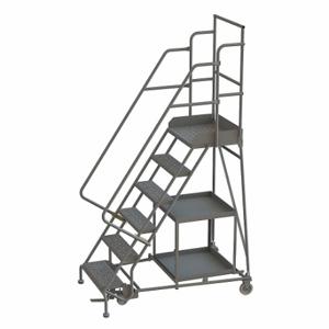 TRI-ARC KDSP106242 Stock Picking Rolling Ladder, 60 Inch Platform Height, 20 Inch Platform Dp | CU6XAM 45FG30
