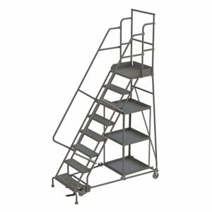 TRI-ARC KDSP108242 Stock Picking Rolling Ladder, 80 Inch Platform Height, 20 Inch Platform Dp | CU6XAP 45FG32