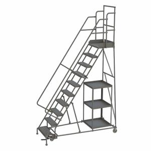 TRI-ARC KDSP110242 Stock Picking Rolling Ladder, 100 Inch Platform Height, 20 Inch Platform Dp | CU6XAJ 45FG34