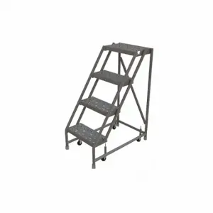 TRI-ARC KDSR004166 Rolling Ladder, 40 Inch Platform Height, 10 Inch Platform Depth, 16 Inch Platform Width | CU6WRY 25NW03