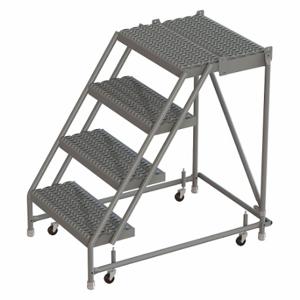 TRI-ARC KDSR004242-D2 Rolling Ladder, 40 Inch Platform Height, 20 Inch Platform Depth, 24 Inch Platform Width | CU6WYR 25NW07