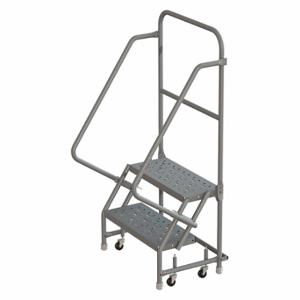 TRI-ARC KDSR102246 Rolling Ladder, 20 Inch Platform Height, 10 Inch Platform Depth, 24 Inch Platform Width | CU6WPY 25NW21