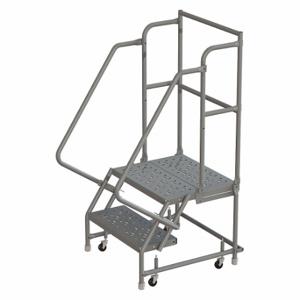 TRI-ARC KDSR102246-D2 Rolling Ladder, 20 Inch Platform Height, 20 Inch Platform Depth, 24 Inch Platform Width | CU6WQC 25NW22