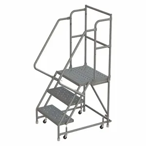 TRI-ARC KDSR103166 Rolling Ladder, 30 Inch Platform Height, 10 Inch Platform Depth, 16 Inch Platform Width | CU6WQT 25NW27